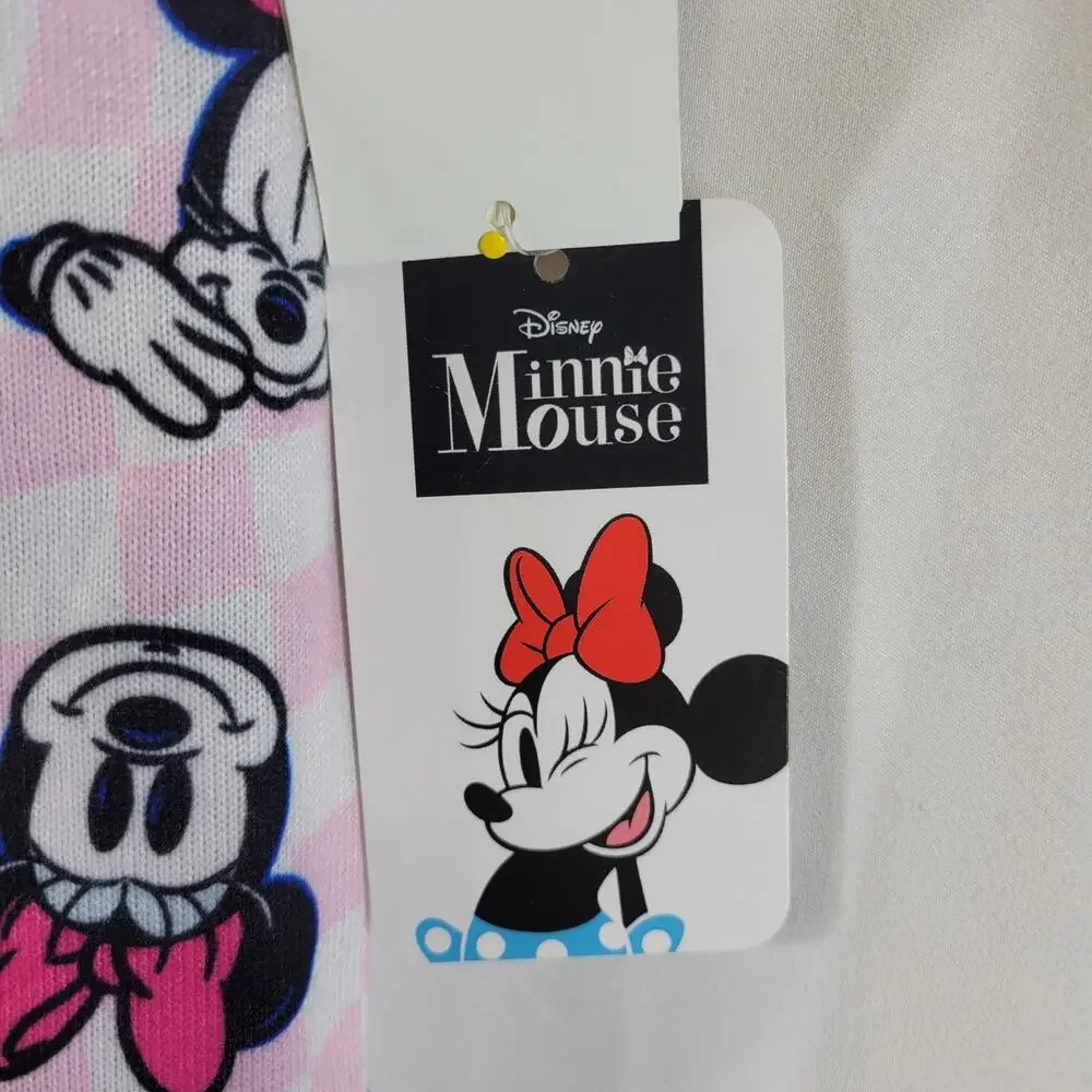 Disney Minnie Mouse 3 Pc Pajama Set Pink Size 4 NWT